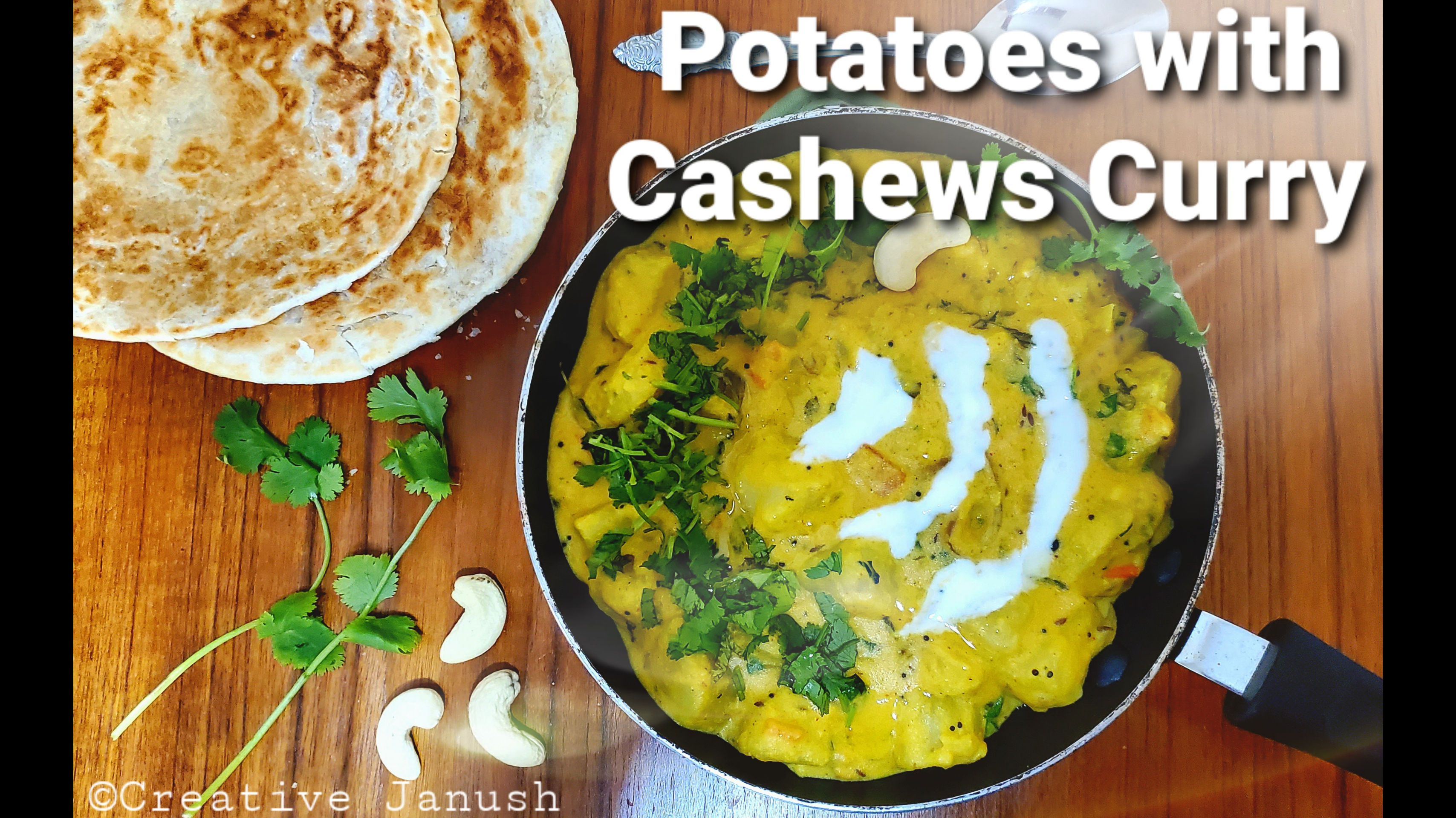 Potatoes with Cashew Curry