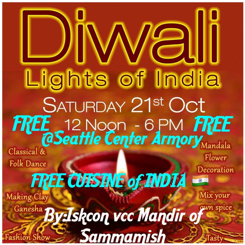 Diwali Festival of Lights by Vedic Cultural Center