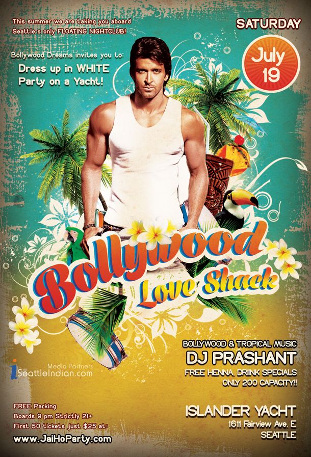 JAI HO! BOLLYWOOD CRUISE PARTY - LOVE SHACK w/ DJ PRASHANT in ISLANDER ...